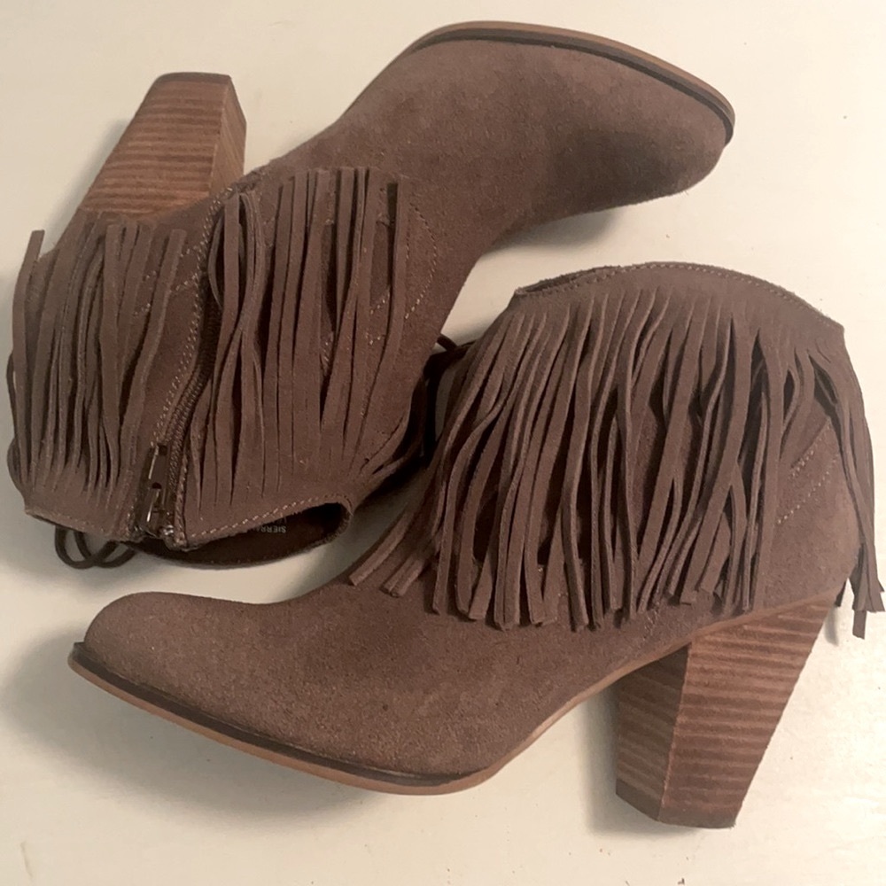 Steven By Steve Madden Fringed Fringed Bootie - image 2